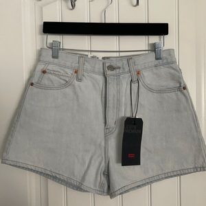 Levi’s high rise shorts, new with tags.
